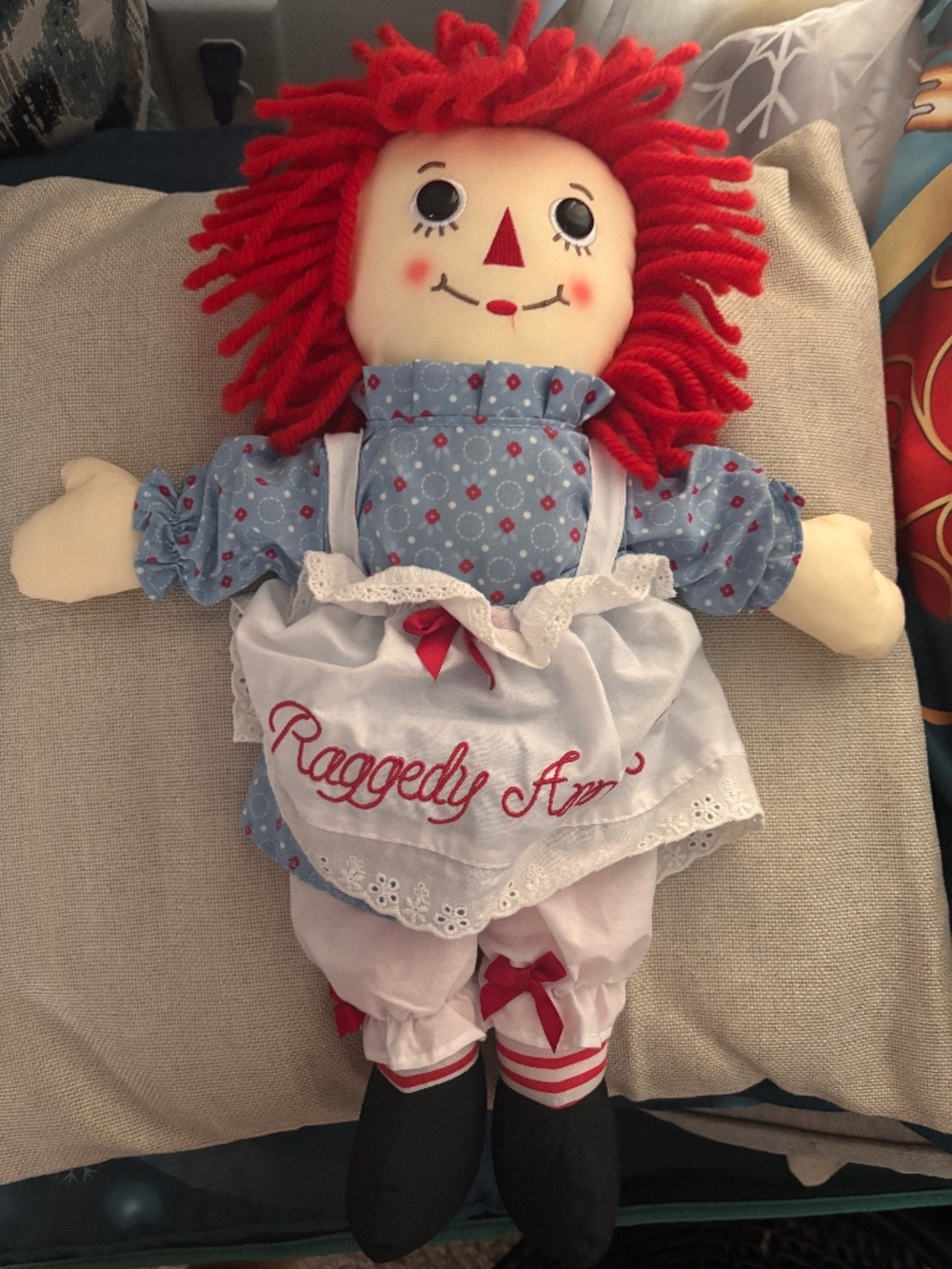 Kind Face Raggedy Ann Soft Doll